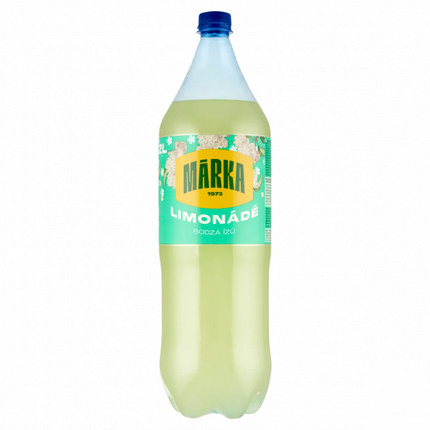 Márka Limonádé bodza-lime ízű szénsavas üdítőital cukorral 2 l