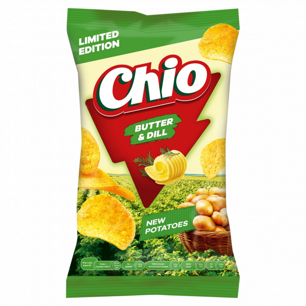 Chio Butter & Dill kapros-vajas ízű burgonyachips 125 g