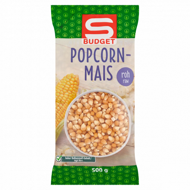 S-Budget nyers pattogatni való kukorica 500 g S-Budget nyers pattogatni való kukorica 500 g