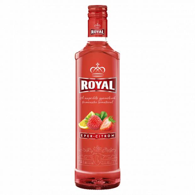 Royal eper-citrom likőr 26% 0,5 l