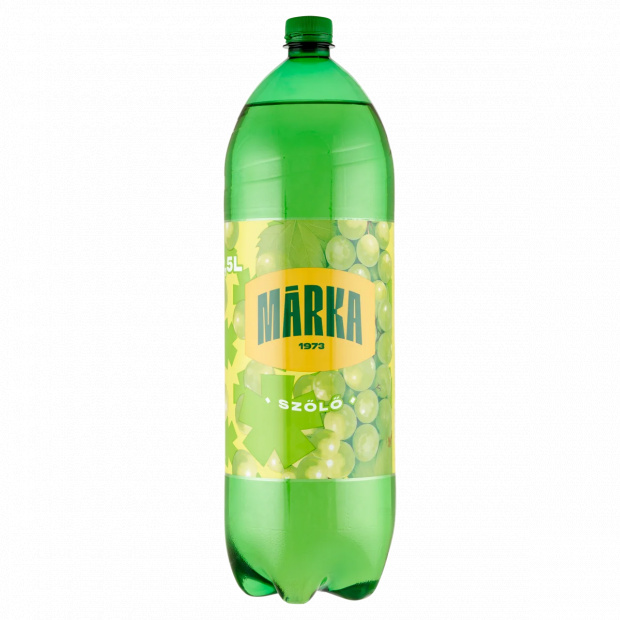 Márka szőlő szénsavas üdítőital cukorral és édesítőszerekkel 2,5 l