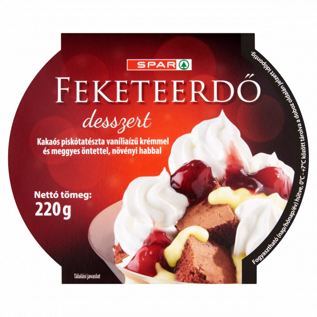 SPAR Feketeerdő desszert 220 g