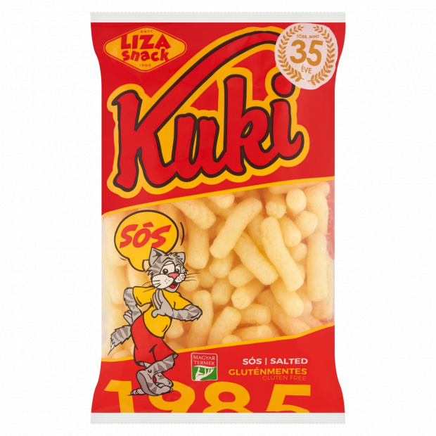 Liza Snack Kuki gluténmentes sós extrudált kukoricapehely 70 g Liza Snack Kuki gluténmentes sós extrudált kukoricapehely 70 g