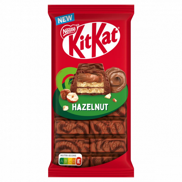 KitKat ropogós ostya mogyorós krémmel tej- és étcsokoládéban 99 g