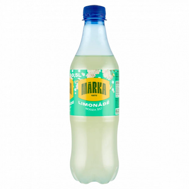 Márka Limonádé bodza-lime ízű szénsavas üdítőital cukorral 0,5 l Márka Limonádé bodza-lime ízű szénsavas üdítőital cukorral 0,5 l