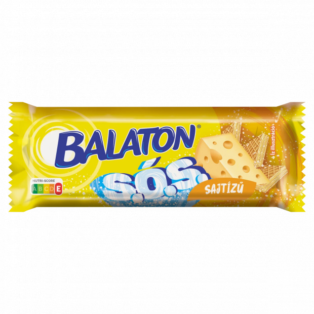 Balaton S.Ó.S. sajtízű krémmel töltött ostya 56 g Balaton S.Ó.S. sajtízű krémmel töltött ostya 56 g