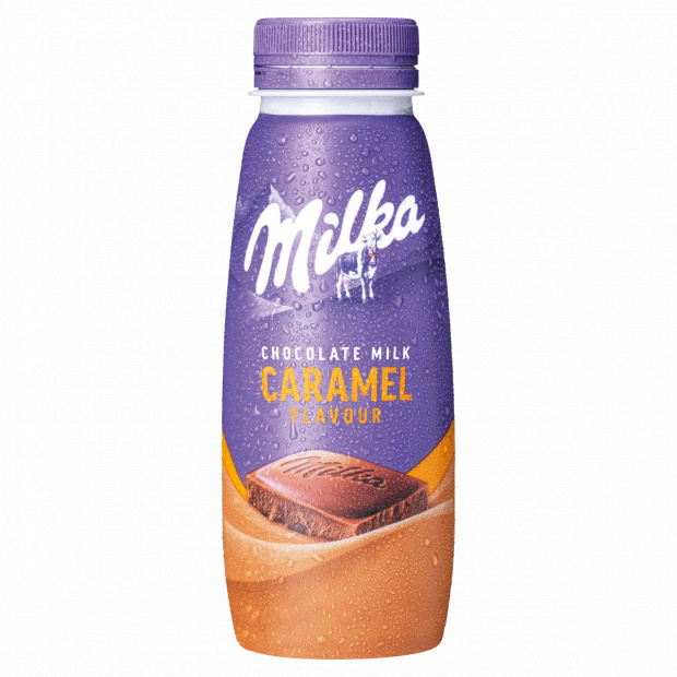 Milka UHT tejital Milka csokoládéval, zsírszegény kakaóporral és karamell ízesítéssel 250 ml
