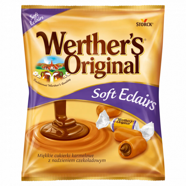 Werther's Original tejszínes vajkaramella kakaókrémmel töltve 70 g