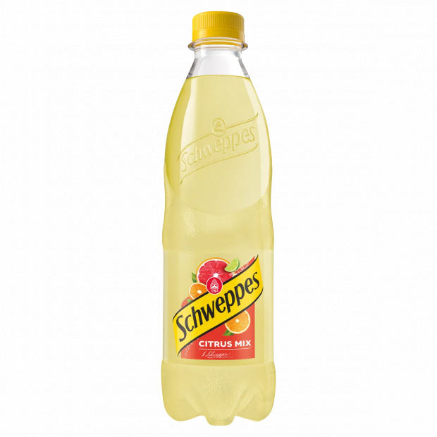 Schweppes Citrus Mix citrusízű szénsavas üdítőital cukorral és édesítőszerekkel 0,5 l