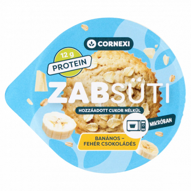 Cornexi Zabsüti banános - fehér csokoládés alappor poharas sütemény készítéséhez 50 g