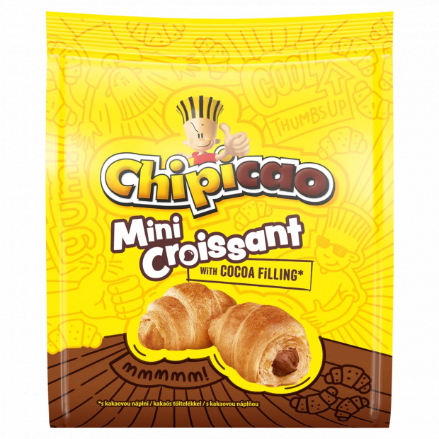 Chipicao Mini croissant kakaós töltelékkel 60 g