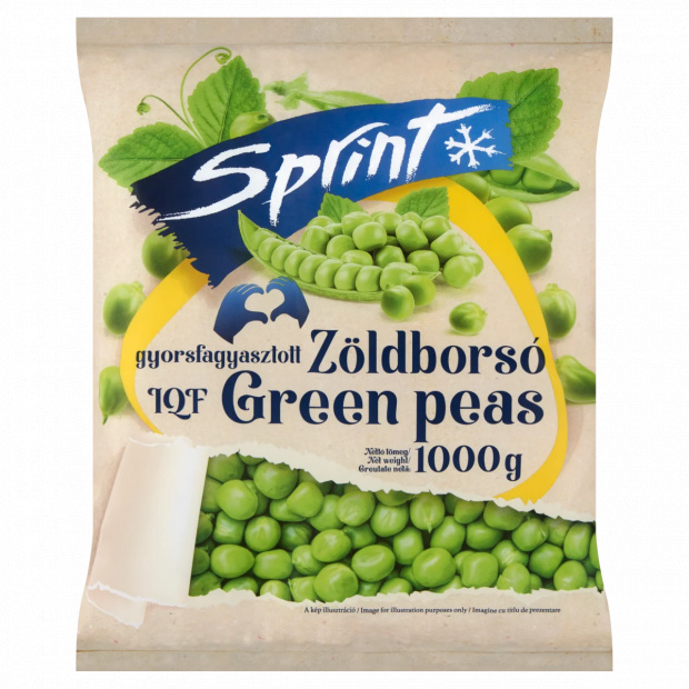 Sprint gyorsfagyasztott zöldborsó 1000 g