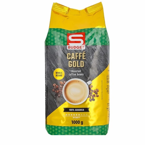 S-BUDGET KÁVÉ GOLD SZEMES 1KG