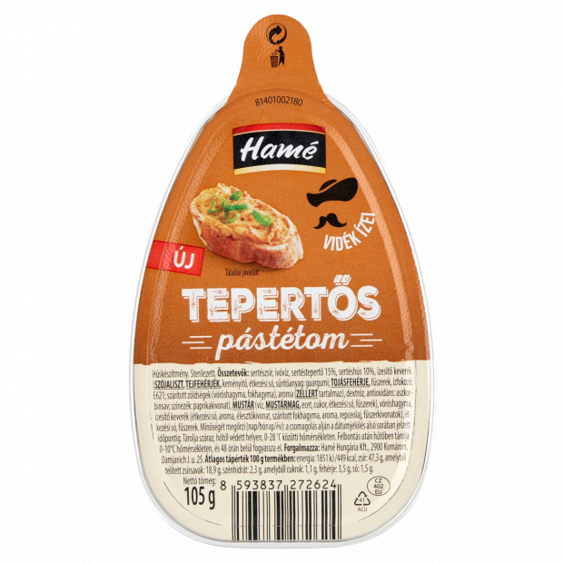 Hamé tepertős pástétom 105 g