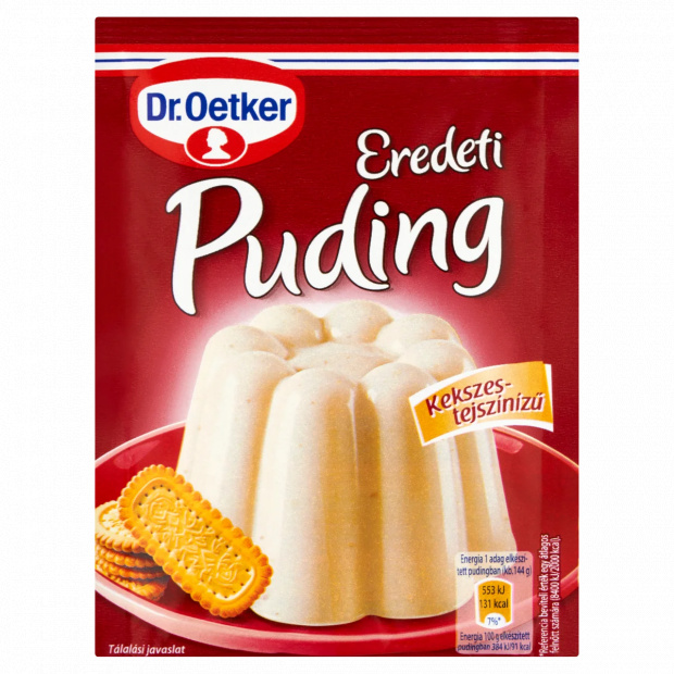 Dr. Oetker Eredeti Puding kekszes-tejszínízű pudingpor 42 g Dr. Oetker Eredeti Puding kekszes-tejszínízű pudingpor 42 g