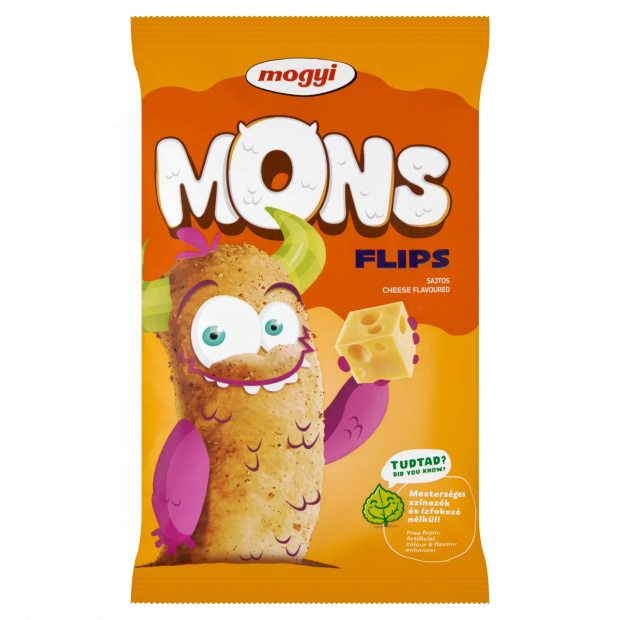 Mogyi Mons Flips sajtos kukorica snack 90 g