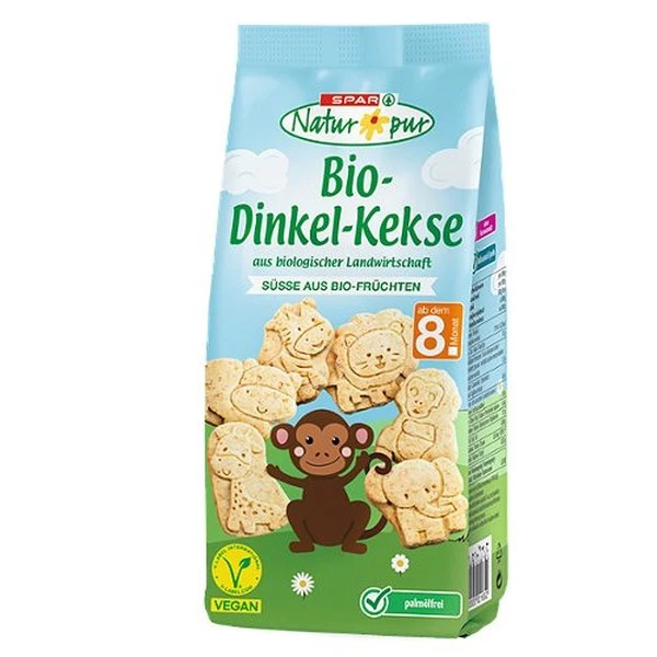 SPAR BIO DINKELKEKS 125G
