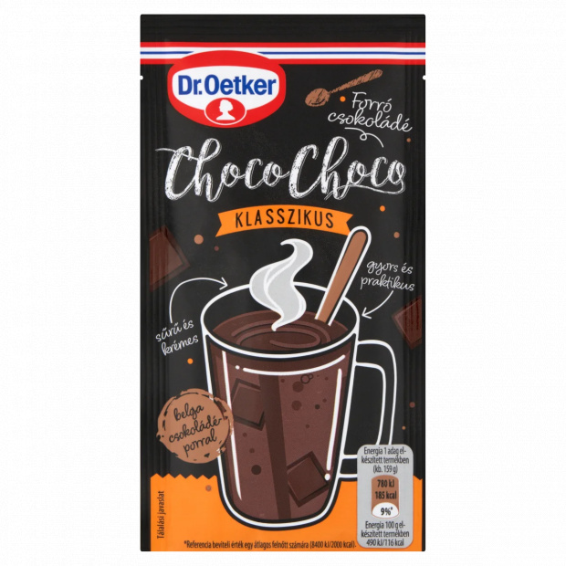 Dr. Oetker Choco-Choco klasszikus forró csokoládé italpor 34 g