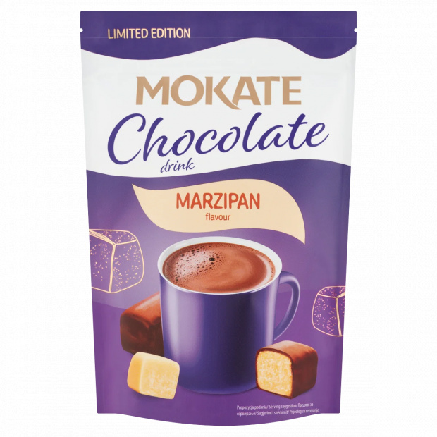 Mokate marcipán ízesítésű azonnal oldódó csokoládé italpor 120 g Mokate marcipán ízesítésű azonnal oldódó csokoládé italpor 120 g