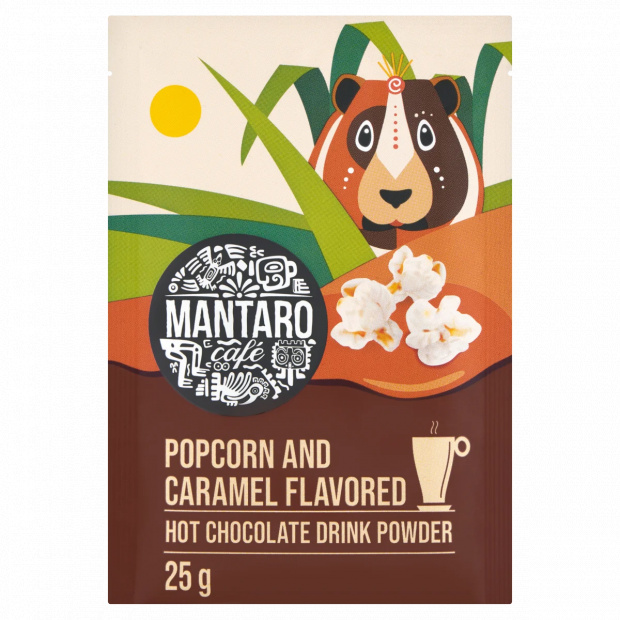 Mantaro Café Mantaro Hot Chocolate karamellás popcorn ízű forró csokoládé italpor 25 g