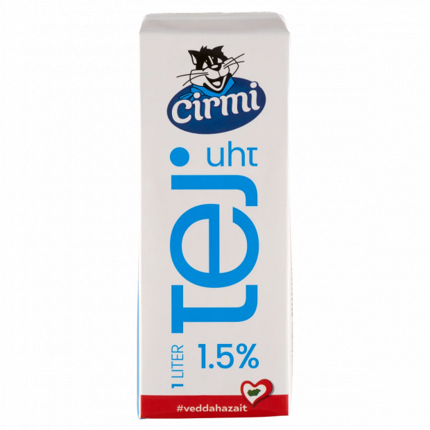 Cirmi UHT zsírszegény tej 1,5% 1 l Cirmi UHT zsírszegény tej 1,5% 1 l