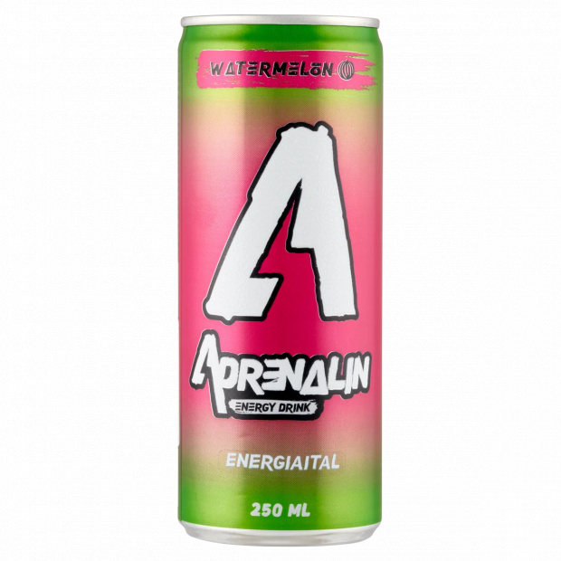 Adrenalin görögdinnye ízű szénsavas energiaital 250 ml Adrenalin görögdinnye ízű szénsavas energiaital 250 ml