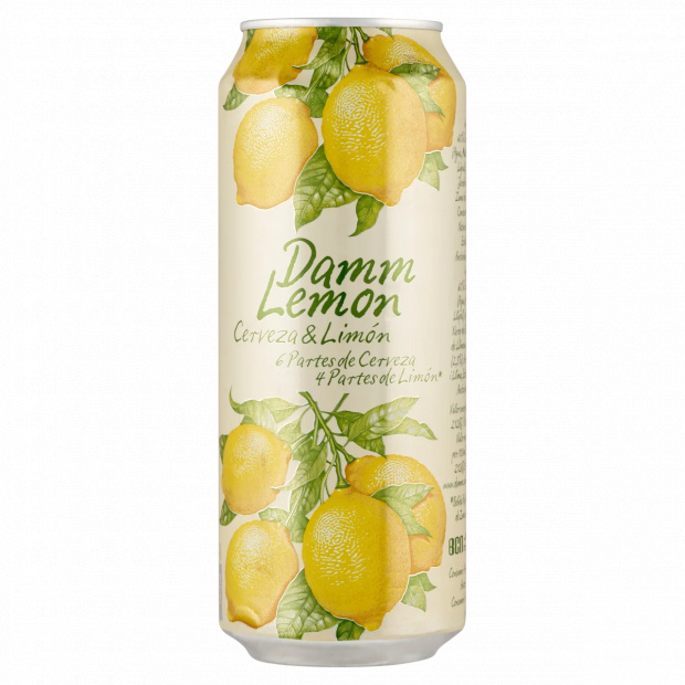 Damm Lemon citromos ital és világos sör keveréke 3,2% 0,5 l Damm Lemon citromos ital és világos sör keveréke 3,2% 0,5 l