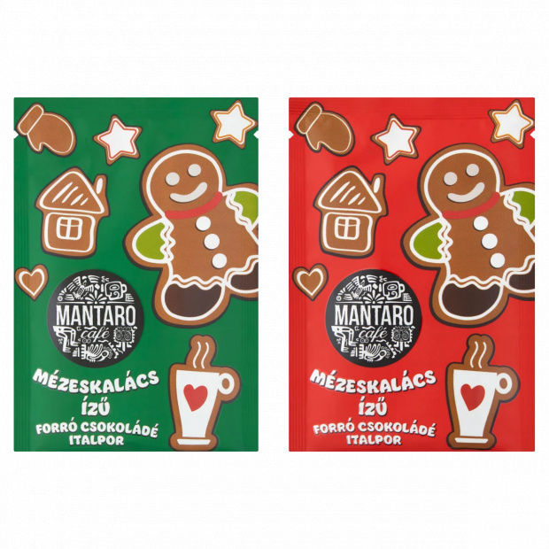 Mantaro Café mézeskalács ízű forró csokoládé italpor 25 g Mantaro Café mézeskalács ízű forró csokoládé italpor 25 g