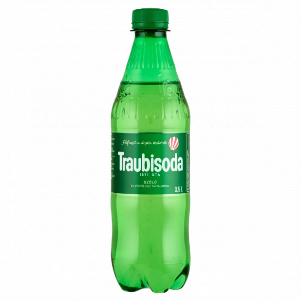 Traubisoda szőlő szénsavas üdítőital cukorral és édesítőszerrel 0,5 l Traubisoda szőlő szénsavas üdítőital cukorral és édesítőszerrel 0,5 l