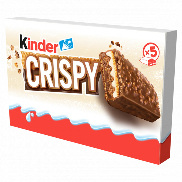 Kinder Crispy tejcsokoládéval bevont ropogós ostya töltelékkel 170 g Kinder Crispy tejcsokoládéval bevont ropogós ostya töltelékkel 170 g