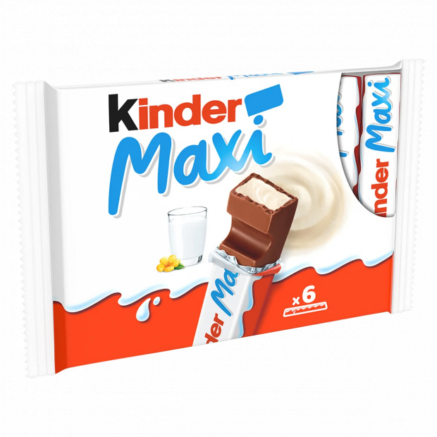 Kinder Maxi Chocolate tejcsokoládé szelet tejes krémmel töltve 126 g