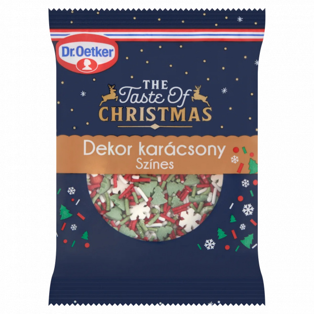 Dr. Oetker The Taste of Christmas Dekor Karácsony színes cukor keverék 20 g