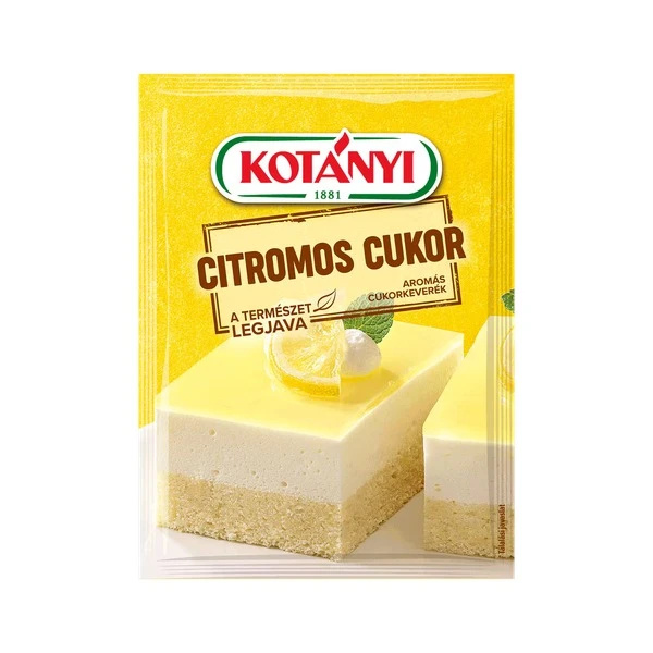 Kotányi citromos cukor aromás cukorkeverék 50 g