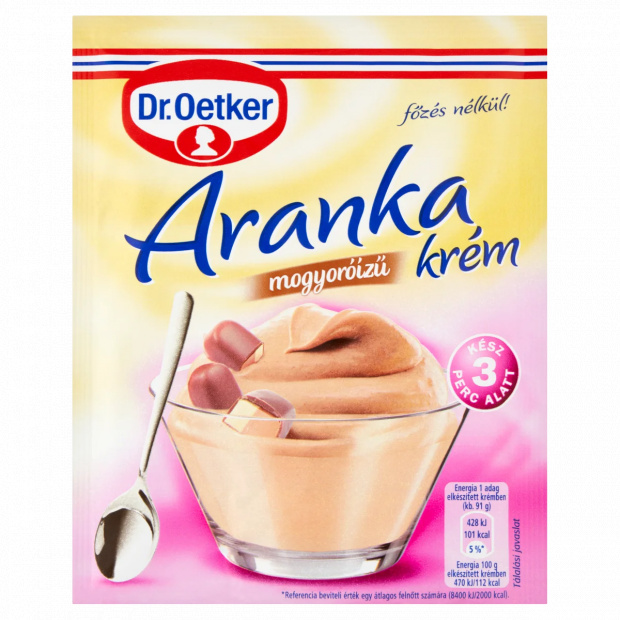 Dr. Oetker Aranka Krém mogyoróízű krémpor 64 g