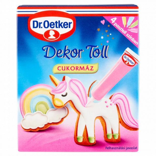 Dr. Oetker Dekor Toll cukormáz 4 x 17 g (68 g)