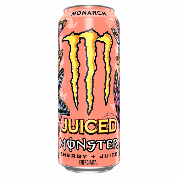 Monster Energy Monarch Juiced szénsavas energiaital gyümölcslével koffeinnel 500 ml Monster Energy Monarch Juiced szénsavas energiaital gyümölcslével koffeinnel 500 ml