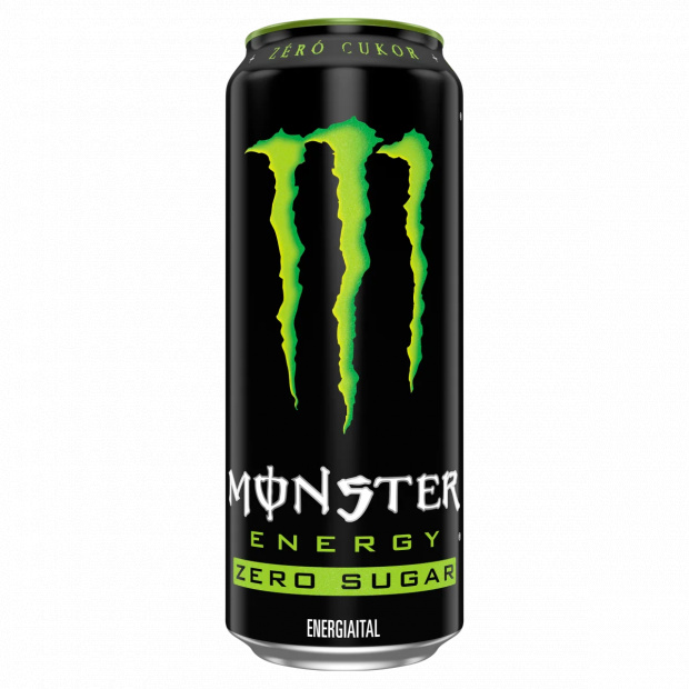 Monster Energy Zero Sugar szénsavas energiaital koffeinnel 500 ml Monster Energy Zero Sugar szénsavas energiaital koffeinnel 500 ml