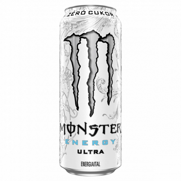 Monster Energy Ultra szénsavas energiaital koffeinnel és édesítőszerekkel 500 ml