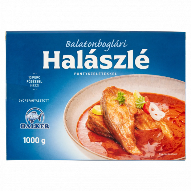 Balatonboglári gyorsfagyasztott halászlé pontyszeletekkel 1000 g Balatonboglári gyorsfagyasztott halászlé pontyszeletekkel 1000 g