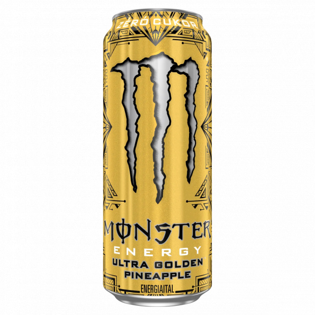 Monster Energy Ultra Golden Pineapple szénsavas ananász ízű energiaital 500 ml