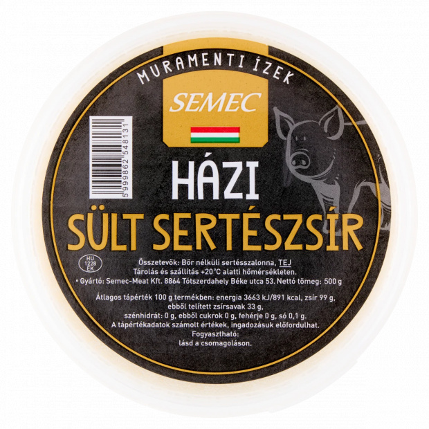 Semec házi sült sertészsír 500 g
