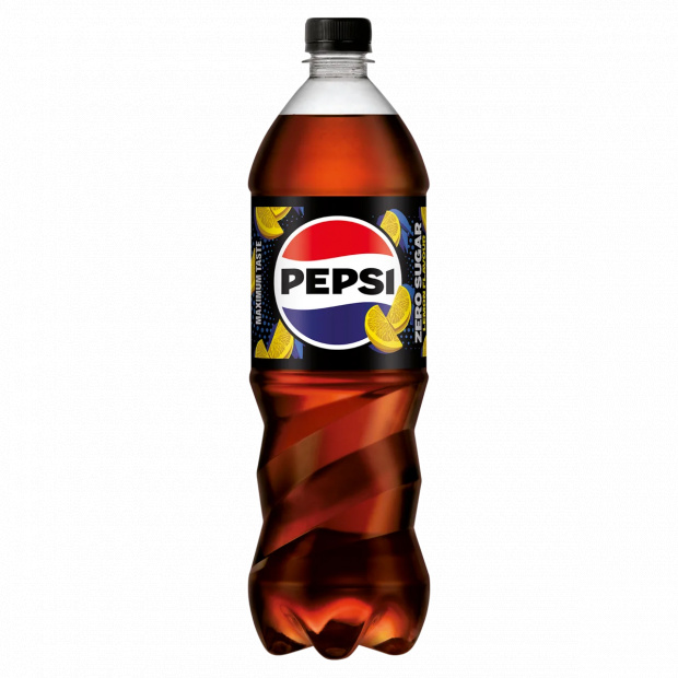 Pepsi Zero colaízű energiamentes szénsavas üdítőital édesítőszerekkel citrom ízesítéssel 1 l