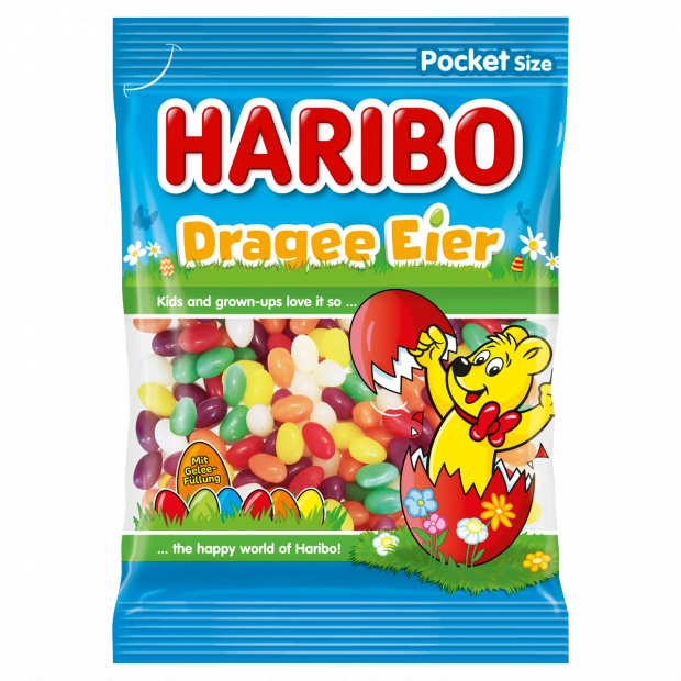Haribo Dragee Eier zselés cukordrazsé 100 g