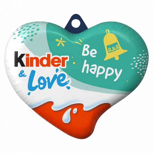 Kinder & Love tejes krémmel töltött tejcsokoládé figura 37 g