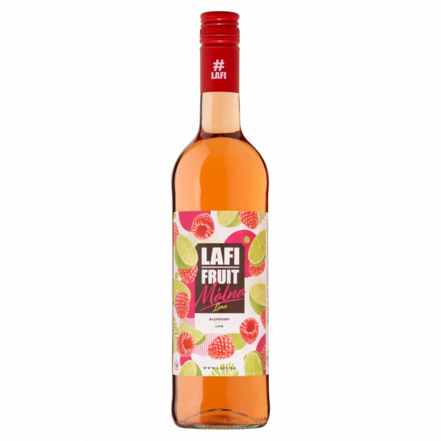 Lafi Fruit málna-lime ízű boralapú koktél 8% 0,75 l