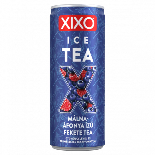 XIXO Ice Tea málna- és áfonyaízű jegestea 250 ml