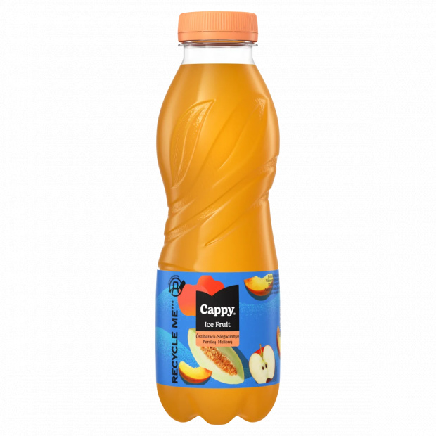 Cappy Ice Fruit szénsavmentes alma-őszibarack-sárgadinnye ital citromfű ízesítéssel 500 ml