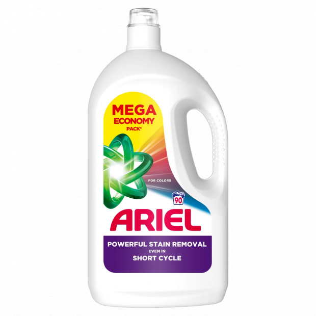 Ariel Folyékony Mosószer Színes Ruhákhoz, 4.05 l, 90 Mosáshoz