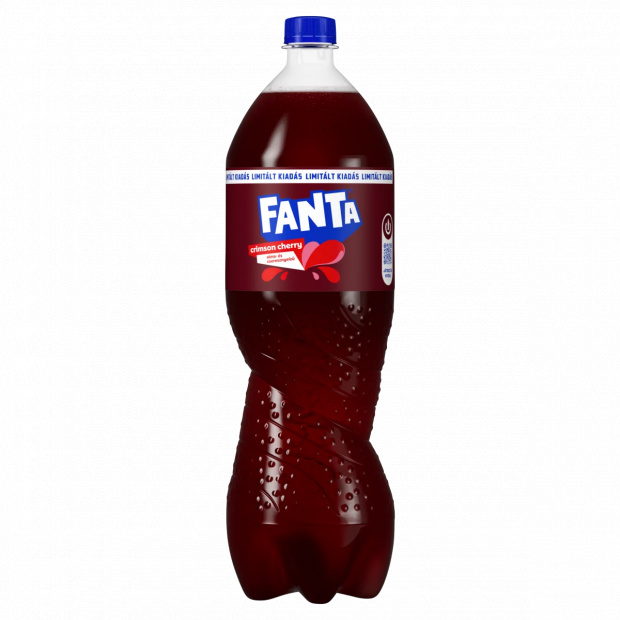 Fanta energiaszegény alma- és cseresznyeízű szénsavas üdítőital cukorral és édesítőszerekkel 1,75 l
