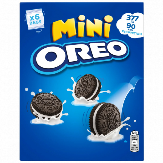 OREO MINI VANÍLIÁS KEKSZ 114 g OREO MINI VANÍLIÁS KEKSZ 114 g